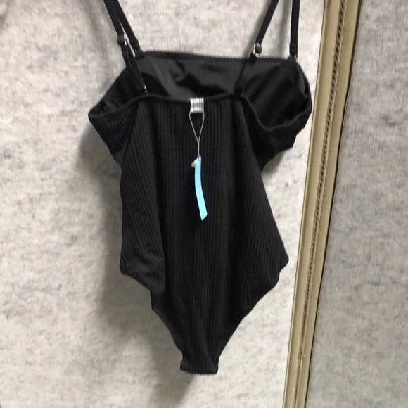 Black One-Piece Swimsuit NWT - Picture 3 of 5